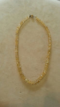 Citrine Faceted Rondelle Necklace