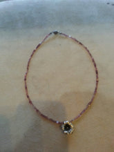 Pink Tourmaline & Fine Silver Flower Necklace